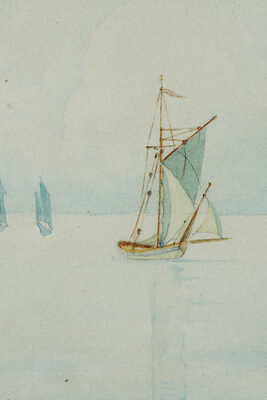 Лагорио Лев Феликсович. Парусник в море